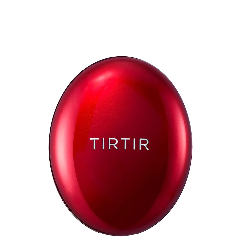 Geschlossener roter TIRTIR Cushion Make-up Spender.