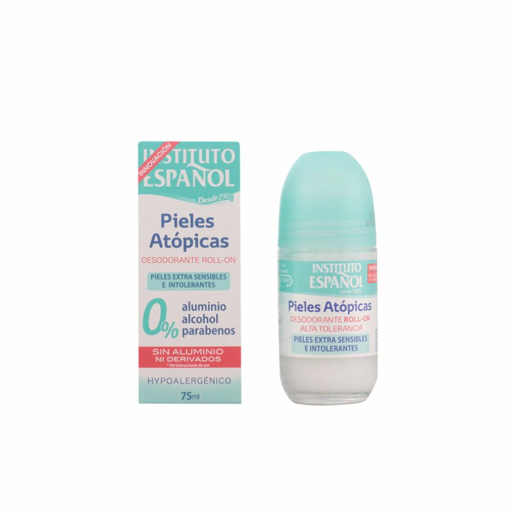 Roll-on Deodorant für atopische Haut, 75ml. Aluminium-, Alkohol- und Parabenfrei. Hypoallergen.