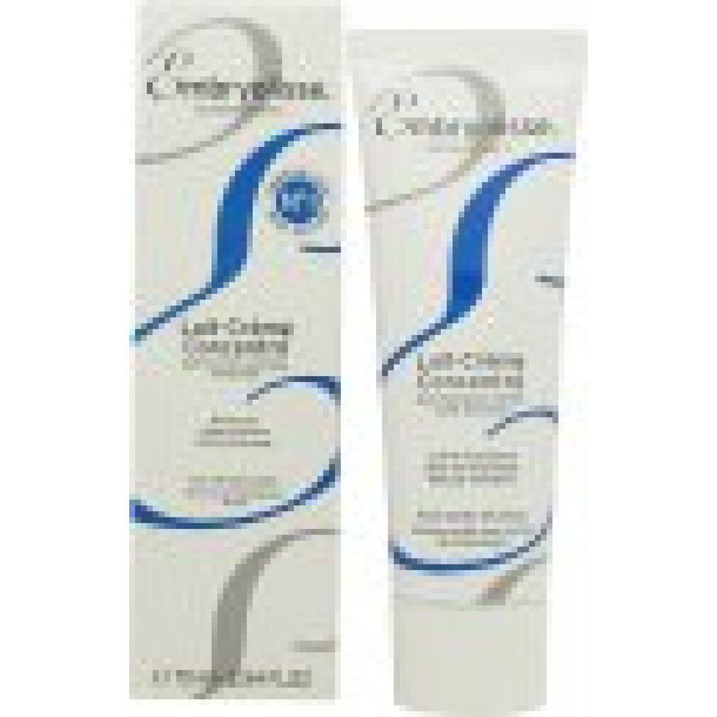 Embryolisse Lait-Crème Concentré Tube und Karton. Weiß mit blauen Akzenten.