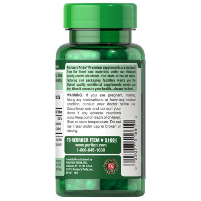 Puritan's Pride Dreifach-Magnesium-Komplex 400 mg