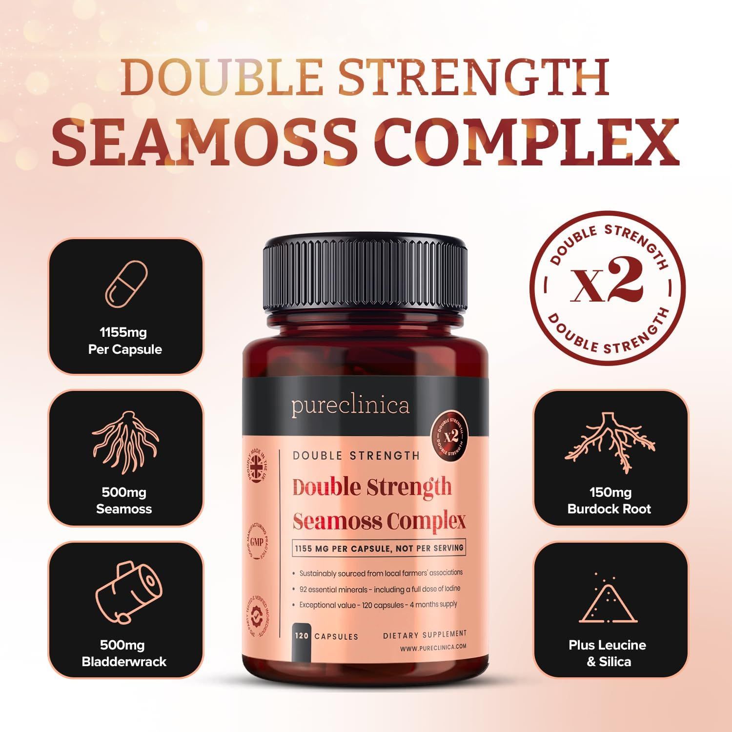 Pureclinica Seamoss-Komplex Kapseln