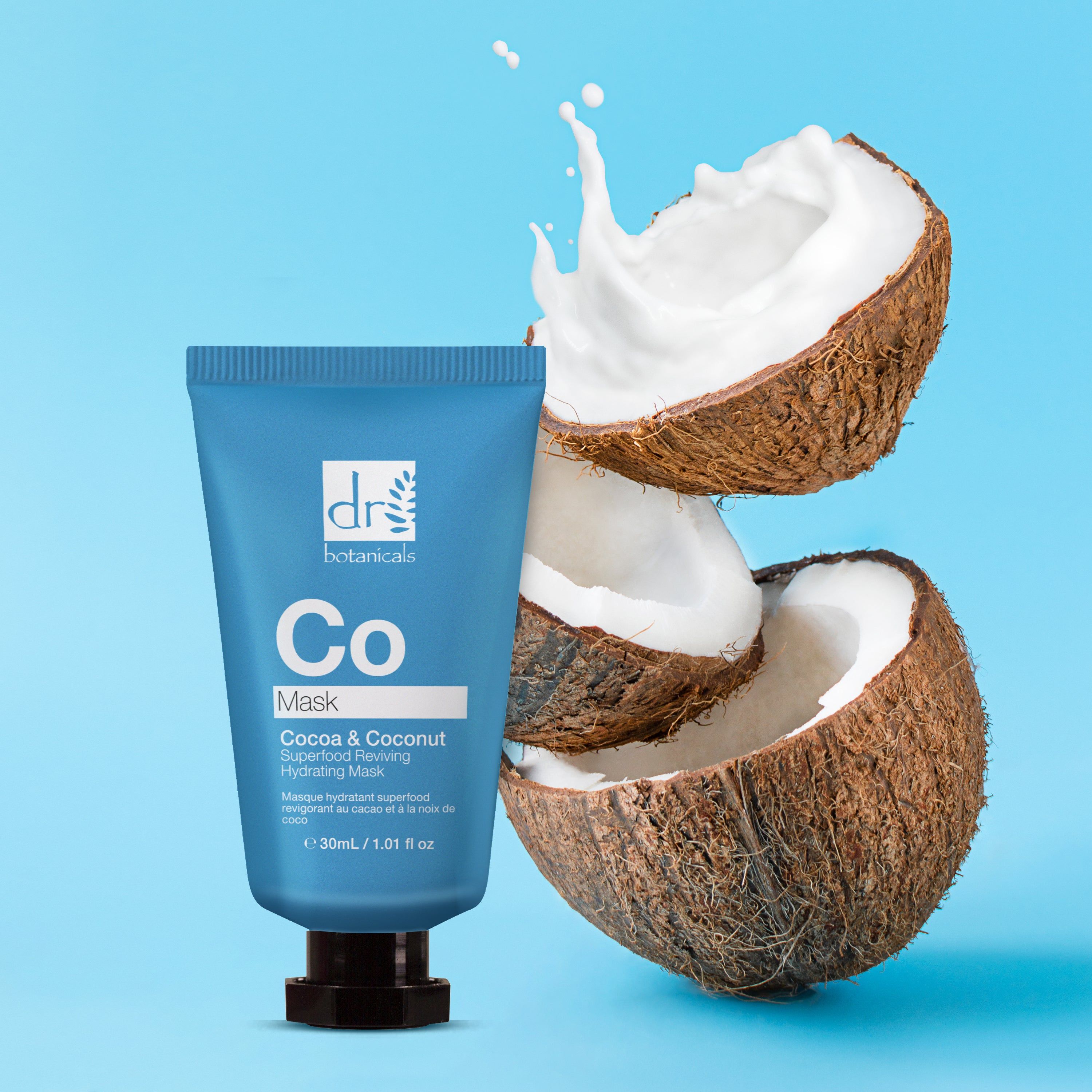 Dr Botanicals Cocoa & Coconut Superfood Reviving Hydrating Mask 30ml