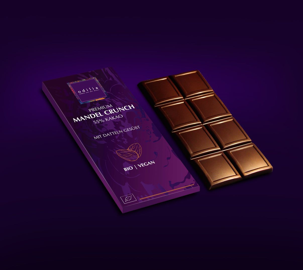 odilia Premium Mandel Crunch Schokolade
