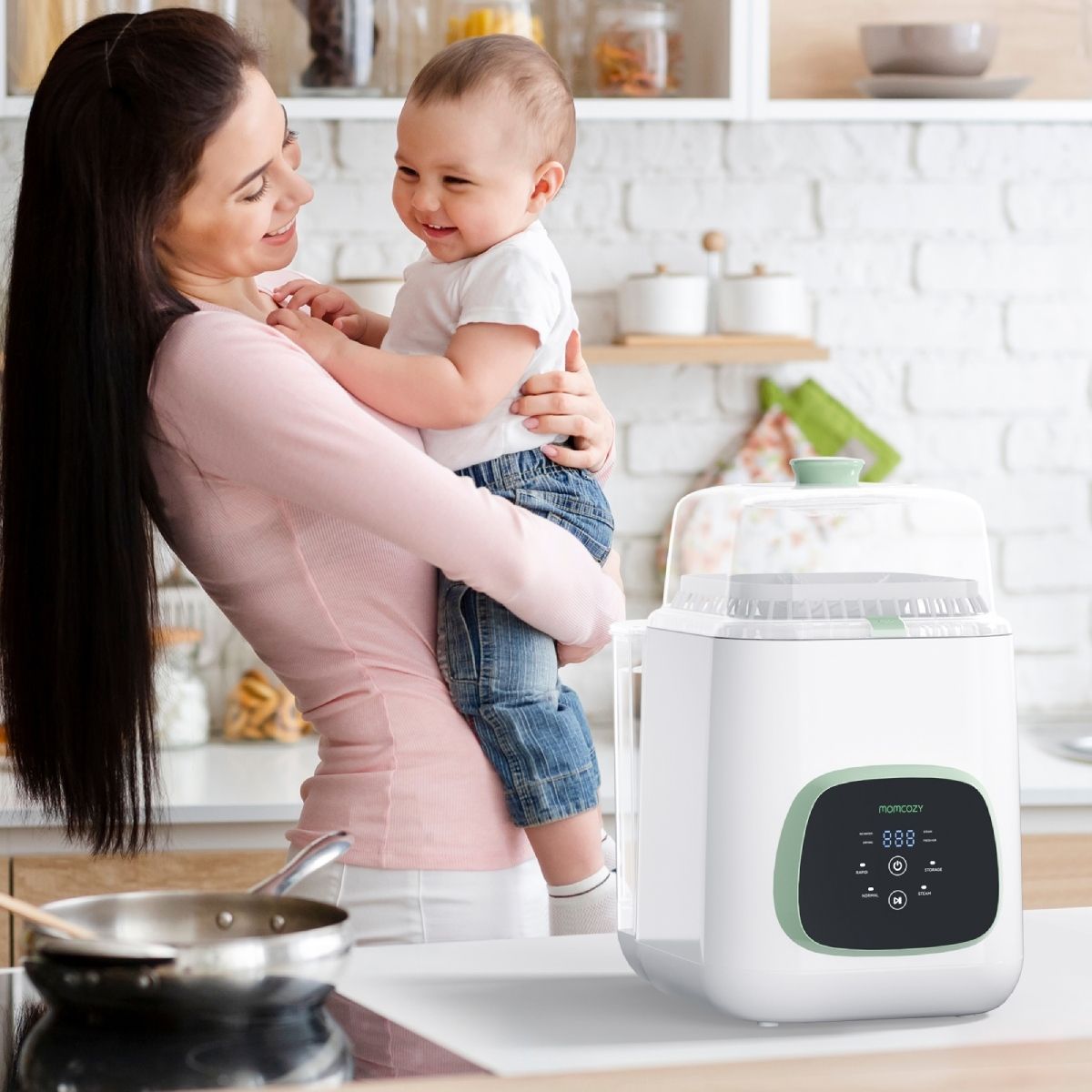 Momcozy Babyflaschenreiniger & Sterilisator