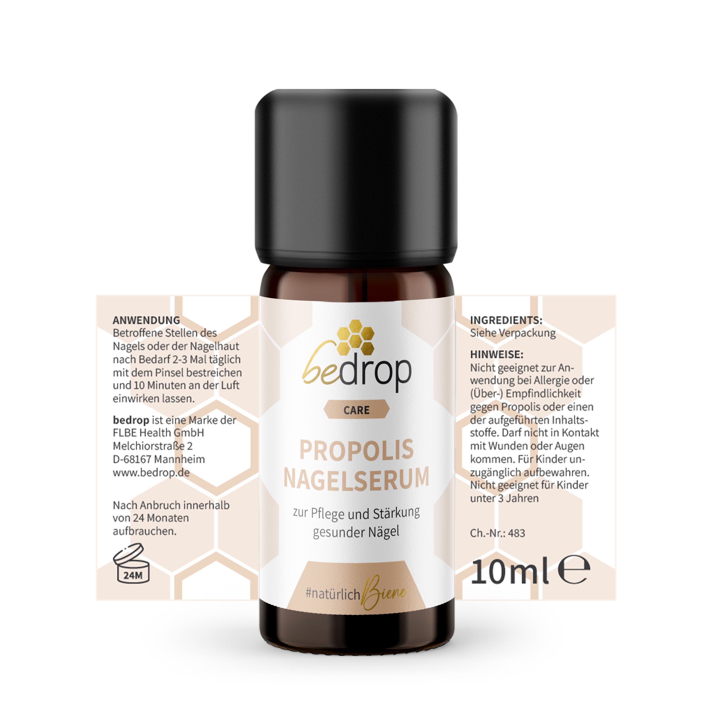 Vorteilsset 3x Propolis Nagelserum - Nagelpflege mit Propolis & 4 ätherischen Ölen