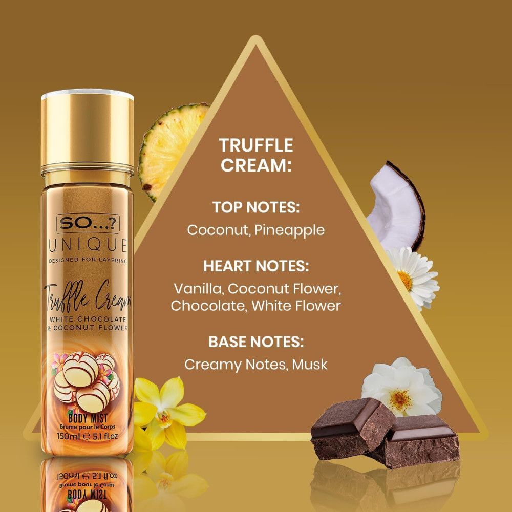 So...? Unique - Körperspray - Trüffelcreme 150ml
