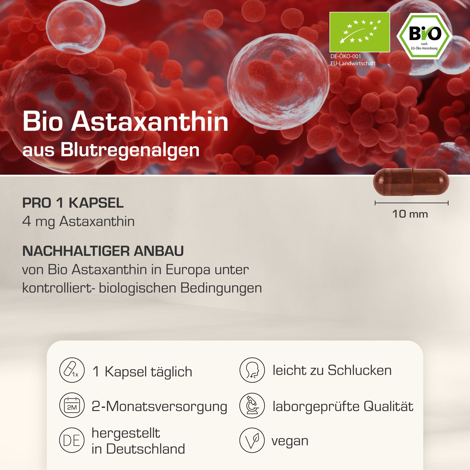 Purabyo Astaxanthin Kapseln