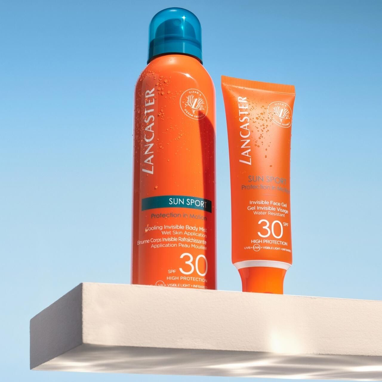 Lancaster Sun Sport Invisible Face Gel Spf30
