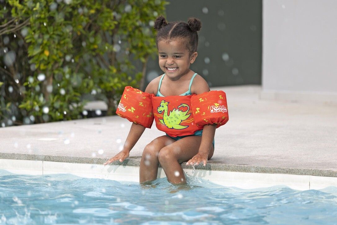 Bestway® Puddle Jumper® Schwimmflügelweste Kleiner Drache 2-6 Jahre
