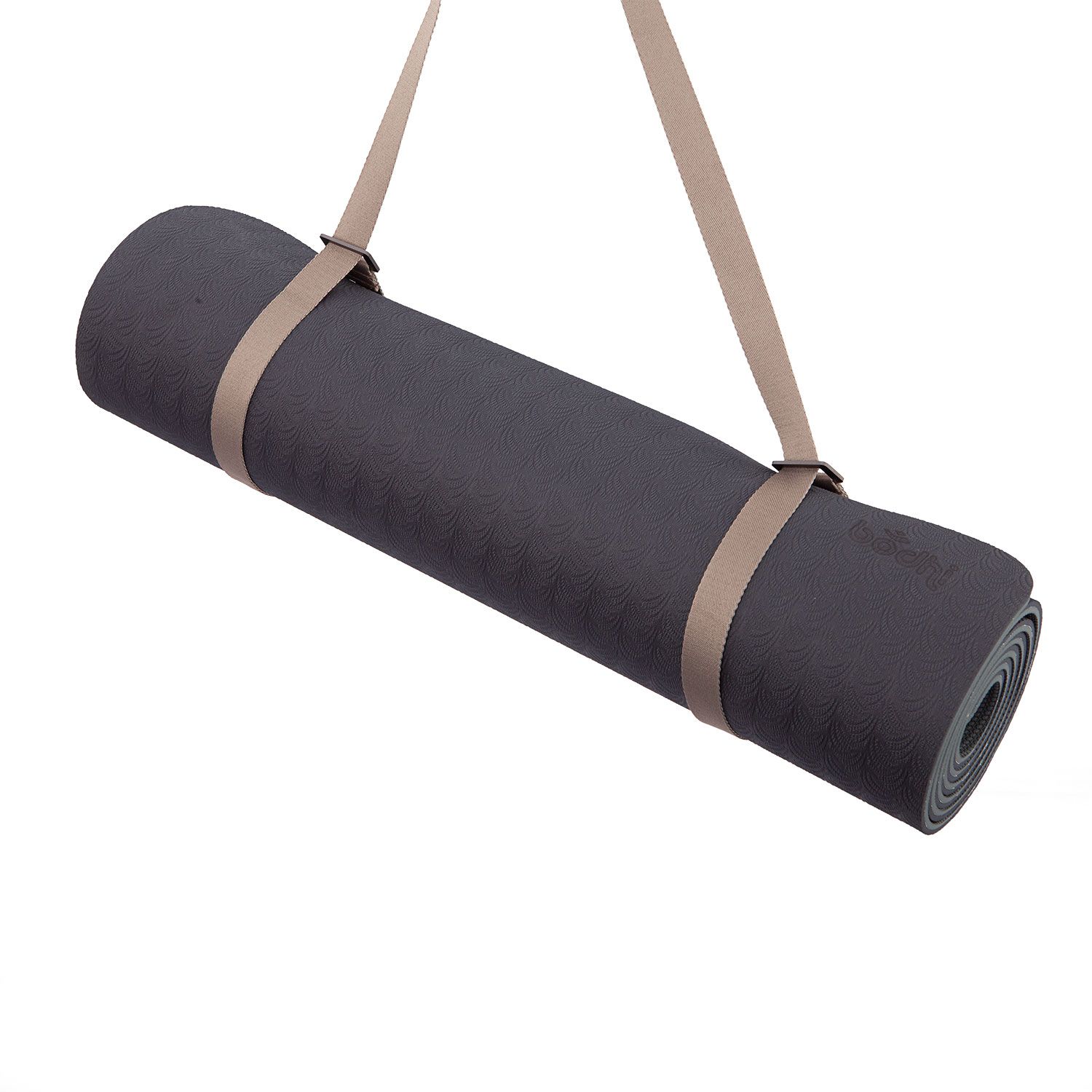 bodhi Zweifarbiger Yogamatten-Tragegurt, grau