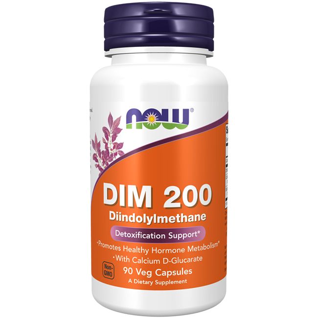 Now Foods DIM (Diindolylmethan) 200 mg 90 Veg-Kapseln