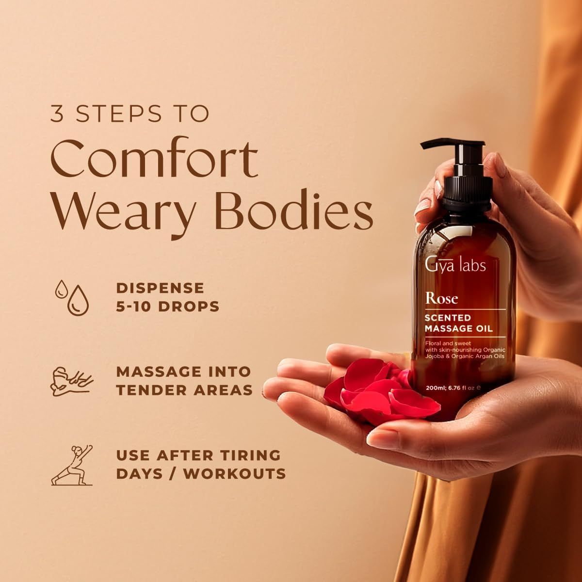 Gya Labs Rosenmassageöle