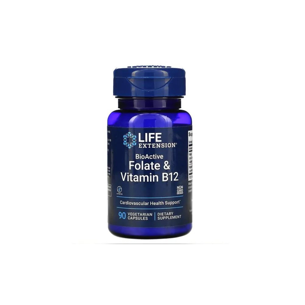 Life Extension Bioaktives Folsäure- und Vitamin-B12-Präparat