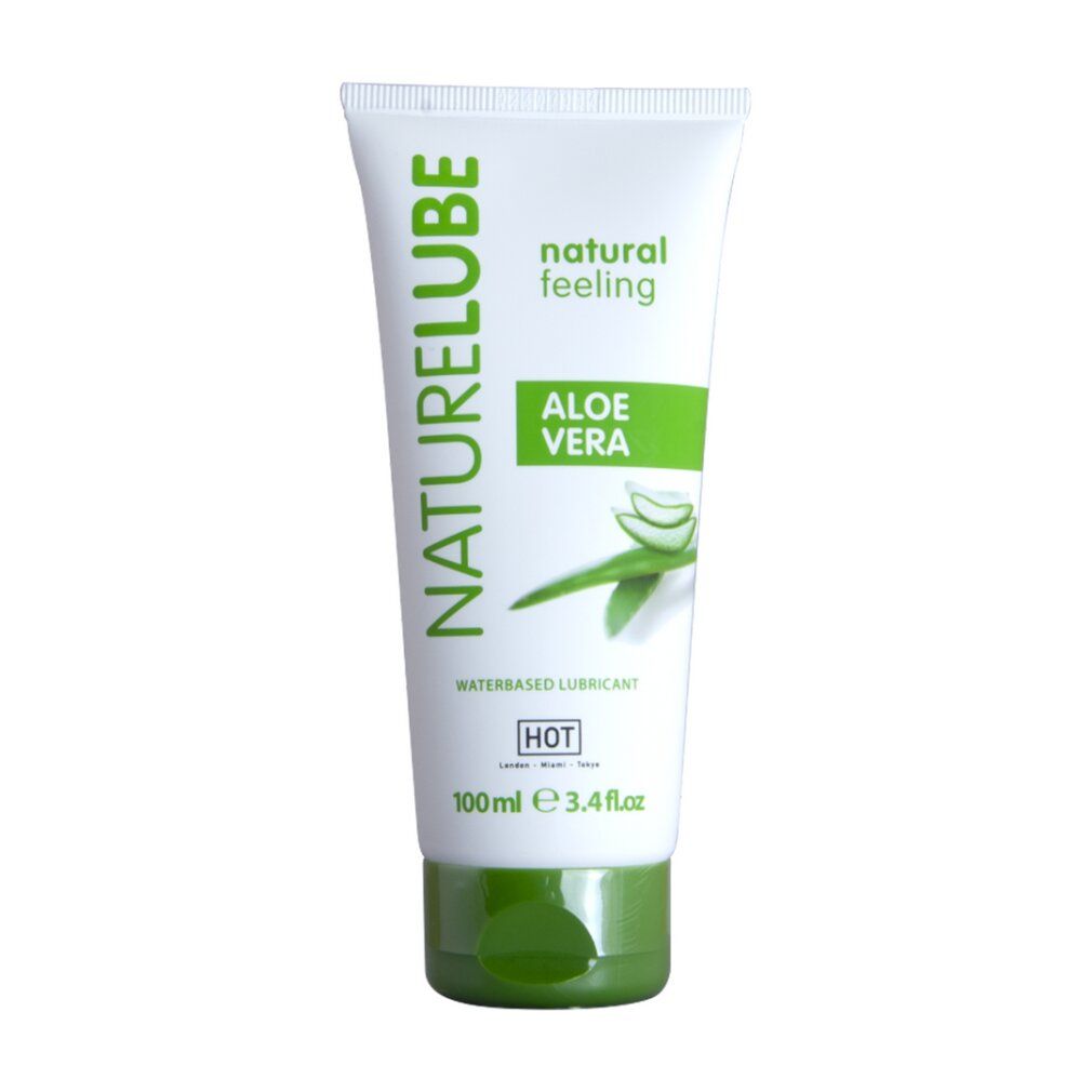 Rückseite einer Tube mit Gleitmittel, mit Produktinformationen.