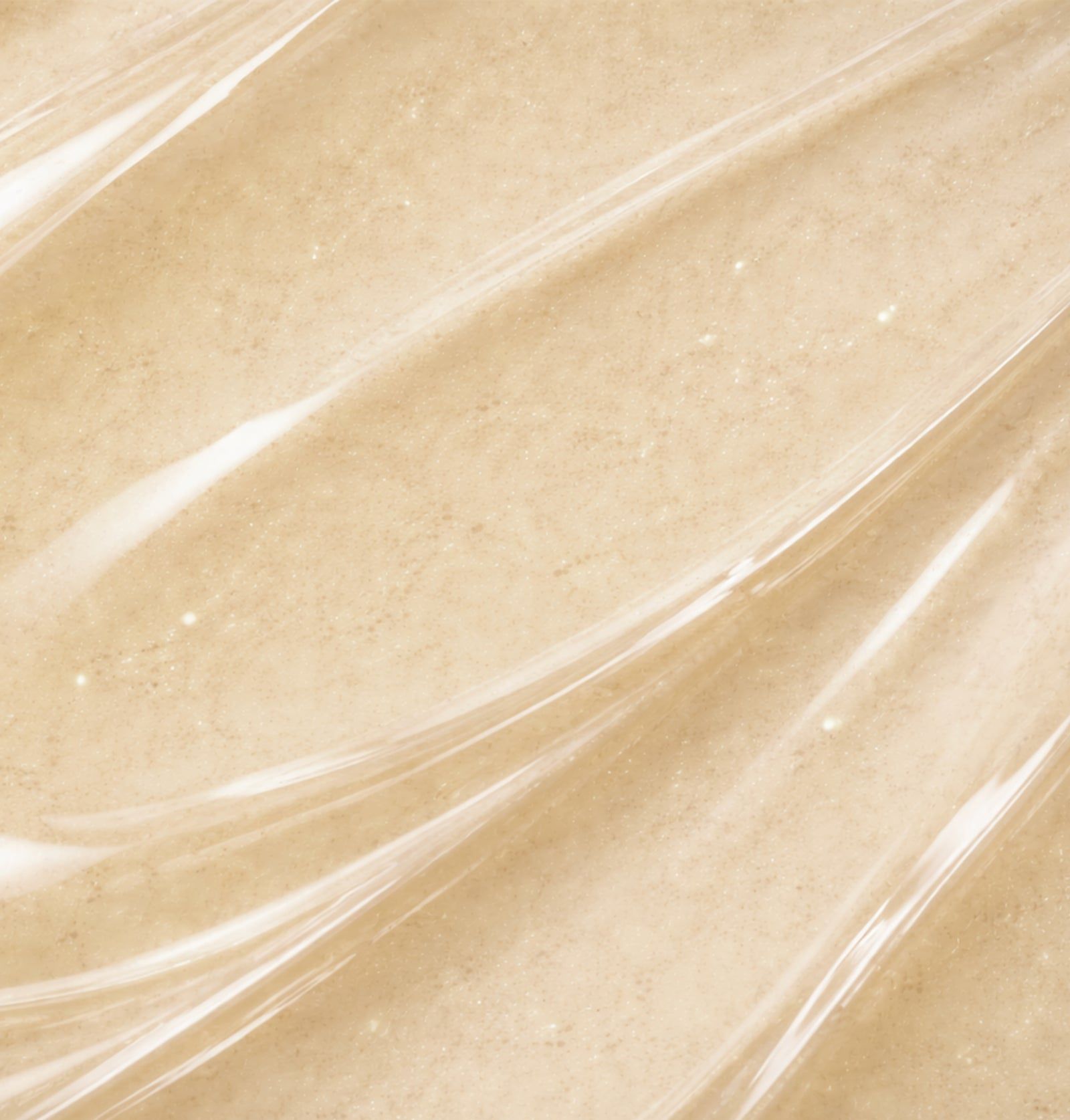 Nahaufnahme von Serum. Wellenförmige Textur, transparente Flüssigkeit.