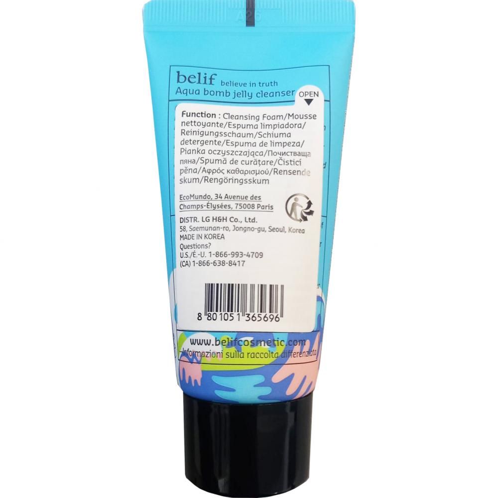 BELIF Aqua Bomb Jelly Cleanser Deluxe – Reinigungsgel mit Aminosäuren und Glycerin