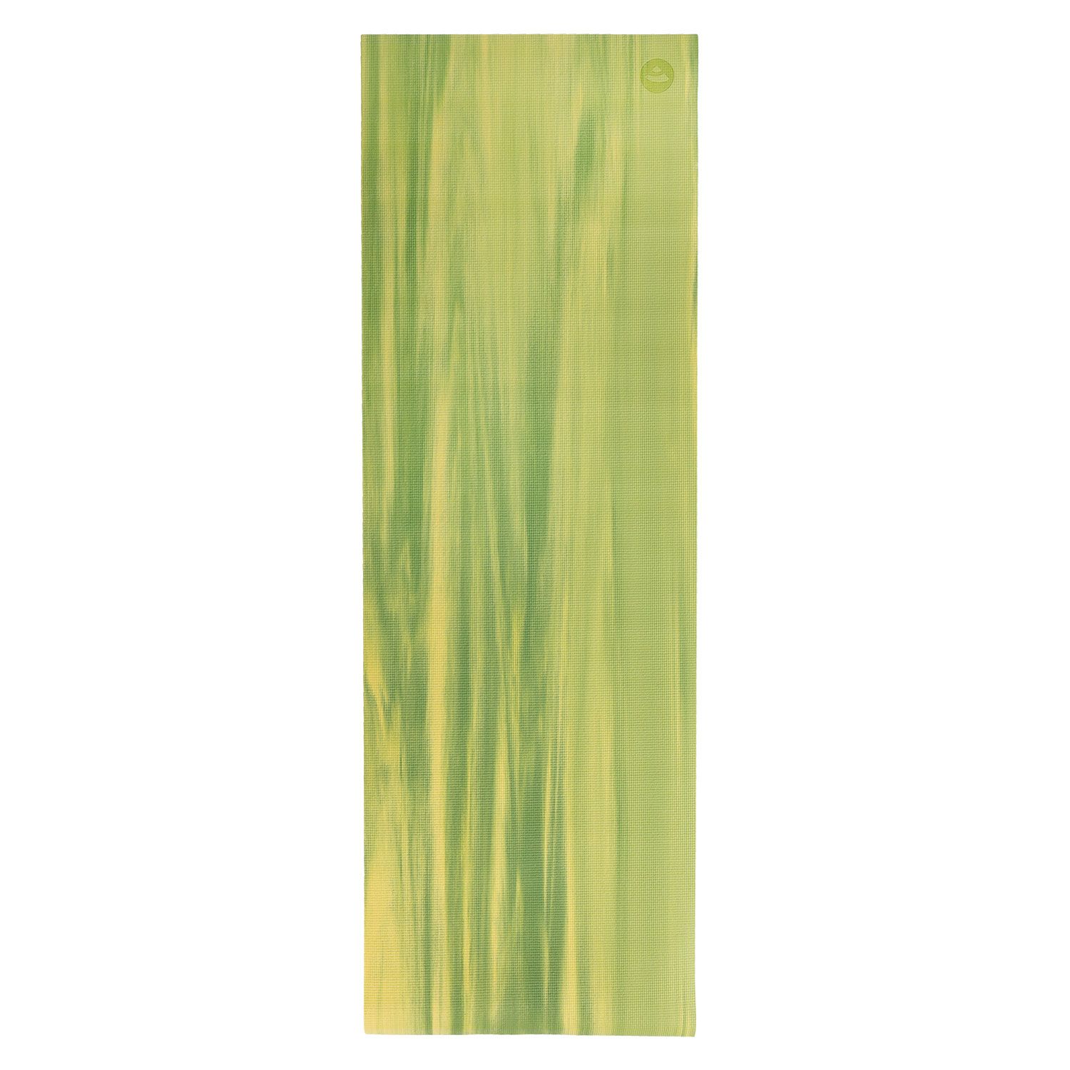 Yogamatte Ganges, PVC grün/gelb marmoriert 940-G