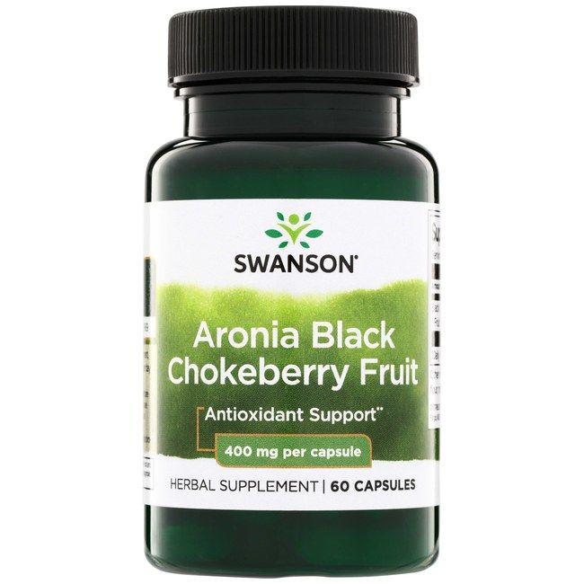 Swanson Aronia Black Chokeberry Fruit 400 mg