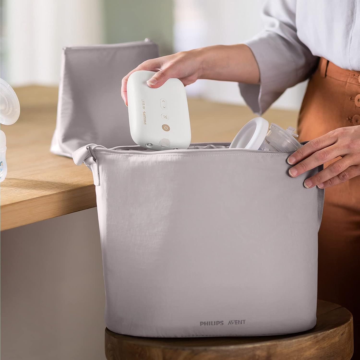 Philips Avent elektrische Doppelmilchpumpe – Tragbare Milchpumpe