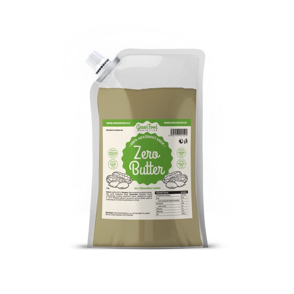 GreenFood Nutrition Zero Butter 100% Erdnusscreme