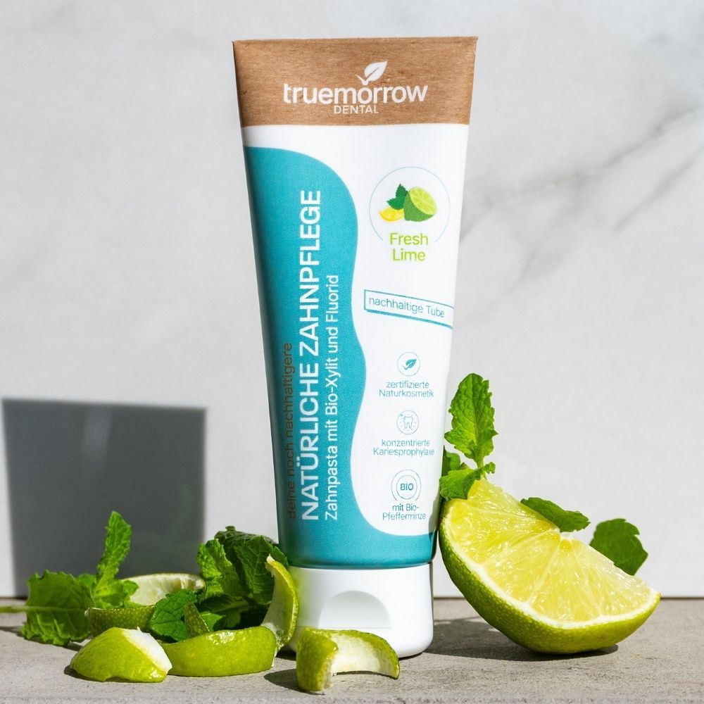 ZAHNPASTA Fresh Lime Fluorid1450 Xylit vegan NCS