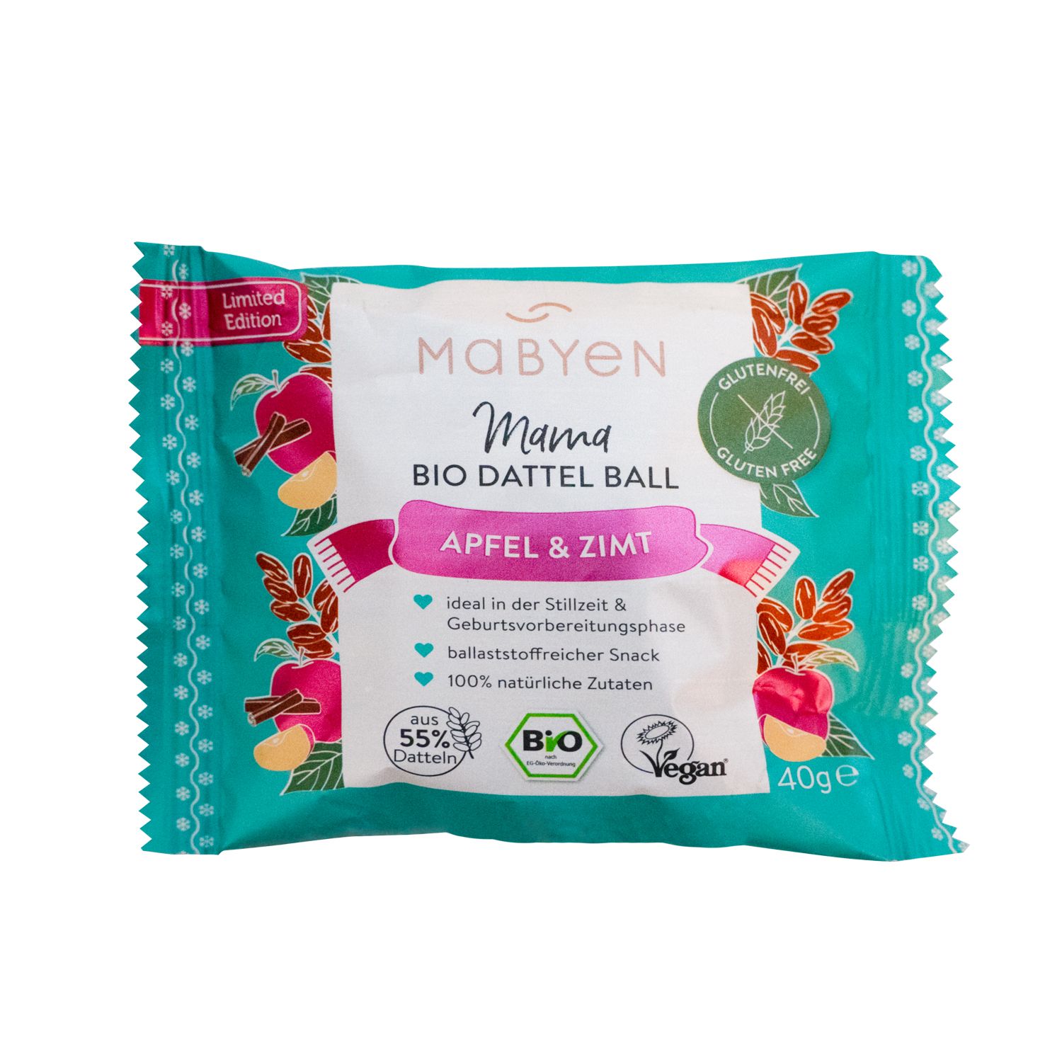 MABYEN Mama Bio Dattel Ball Mischtray Winter Limited Edition