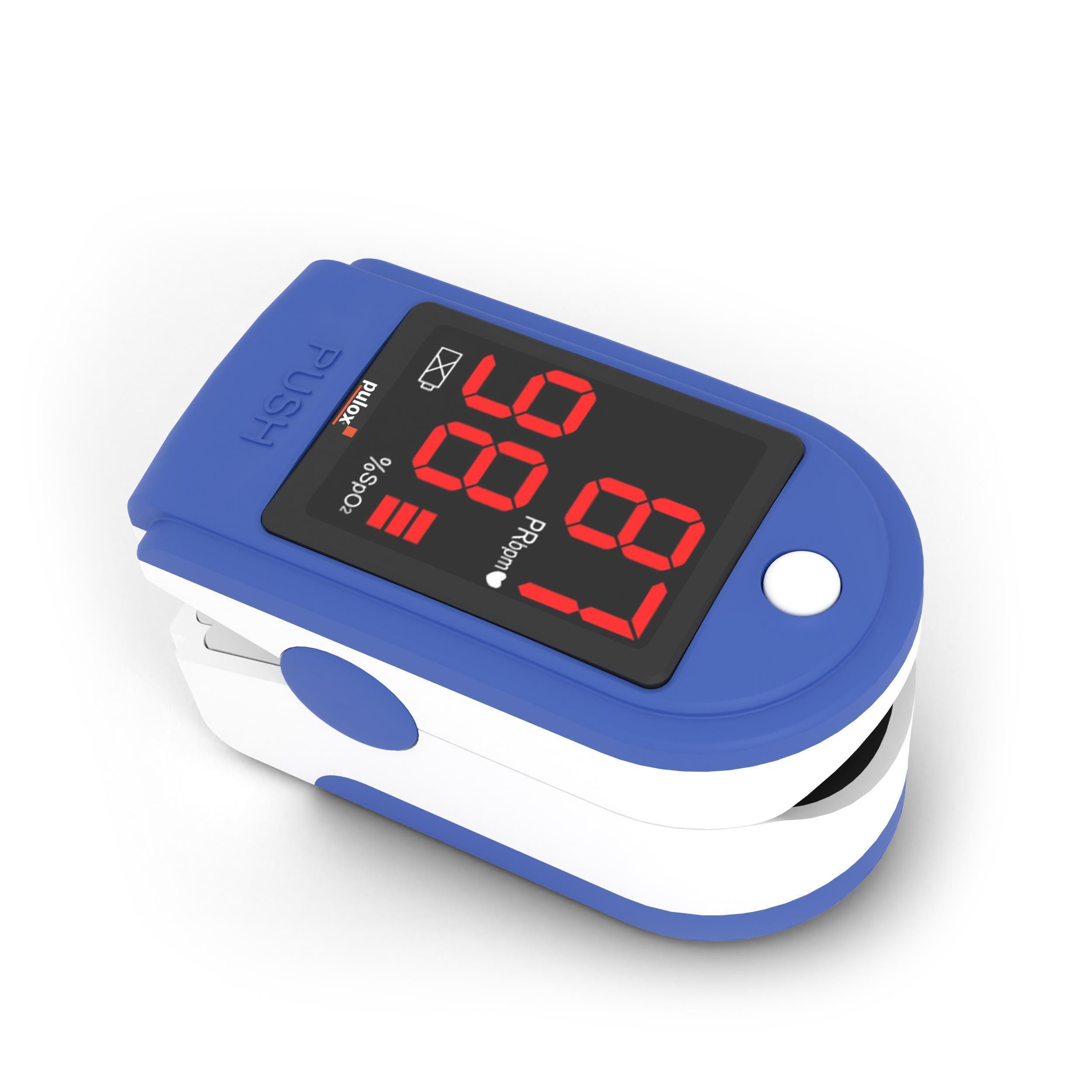 pulox Pulsoximeter PO-100 blau