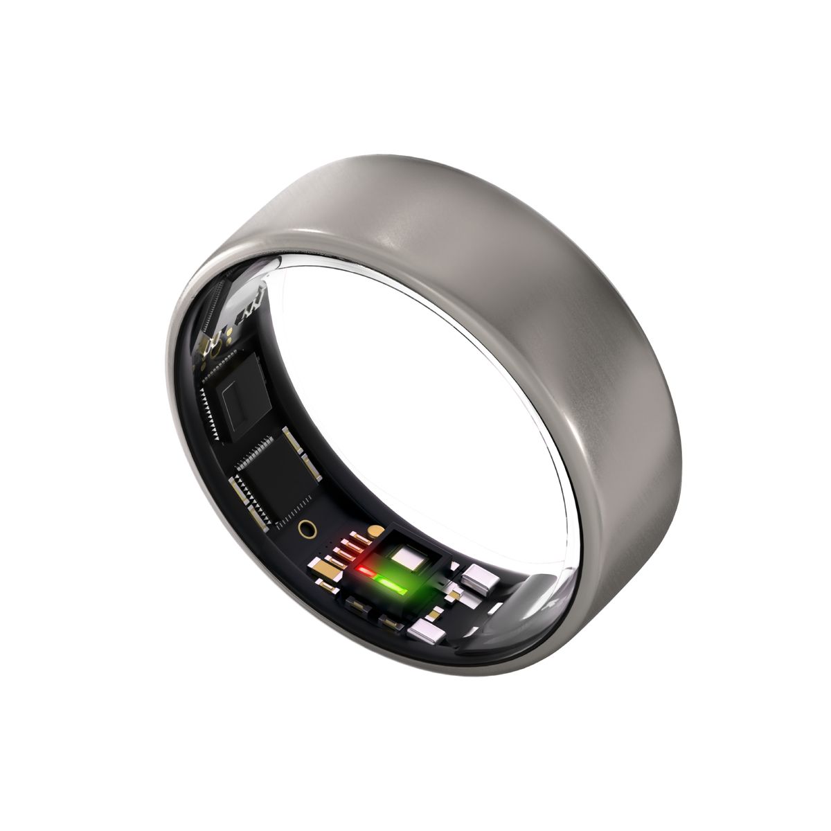 Ultrahuman AIR Smart Ring, Raw Titanium- Größe 12