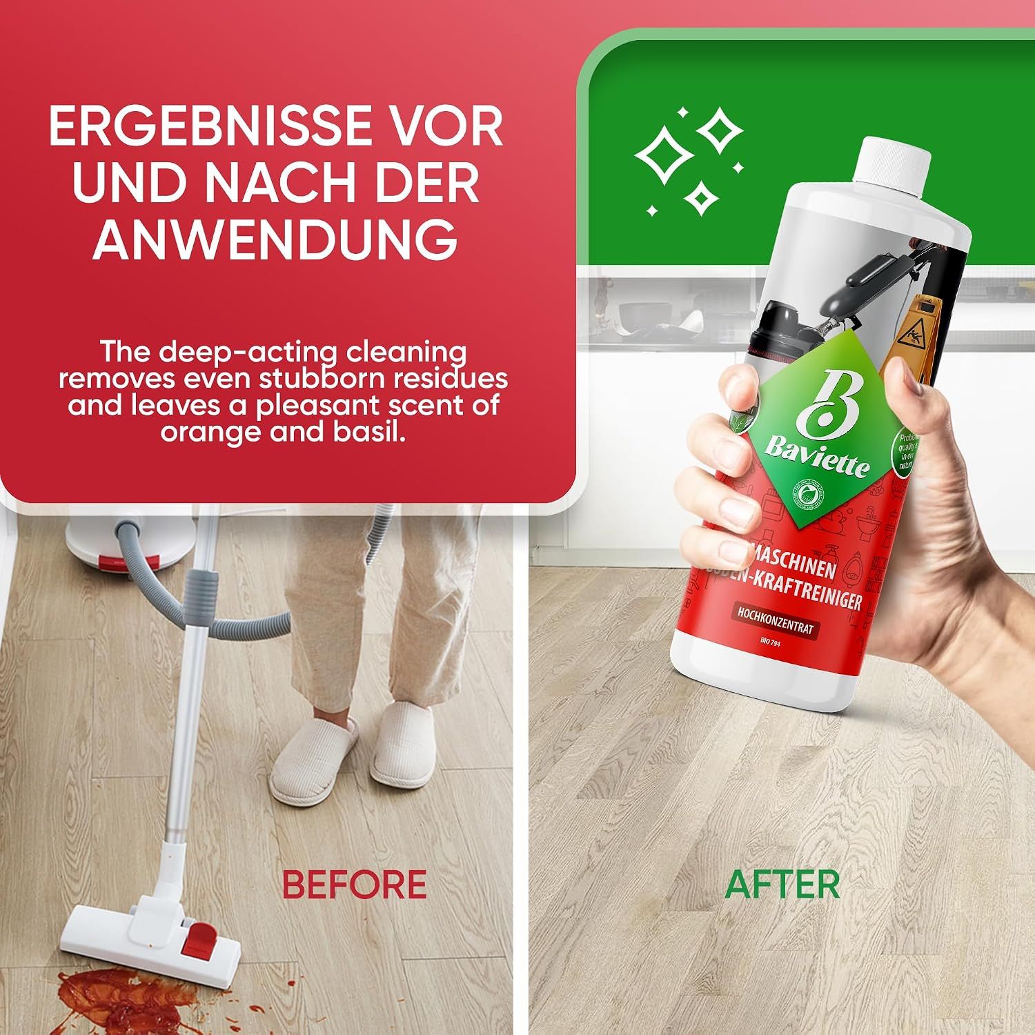 Baviette Pro-Clean Bodenpflege Maschinen Boden-Kraftreiniger