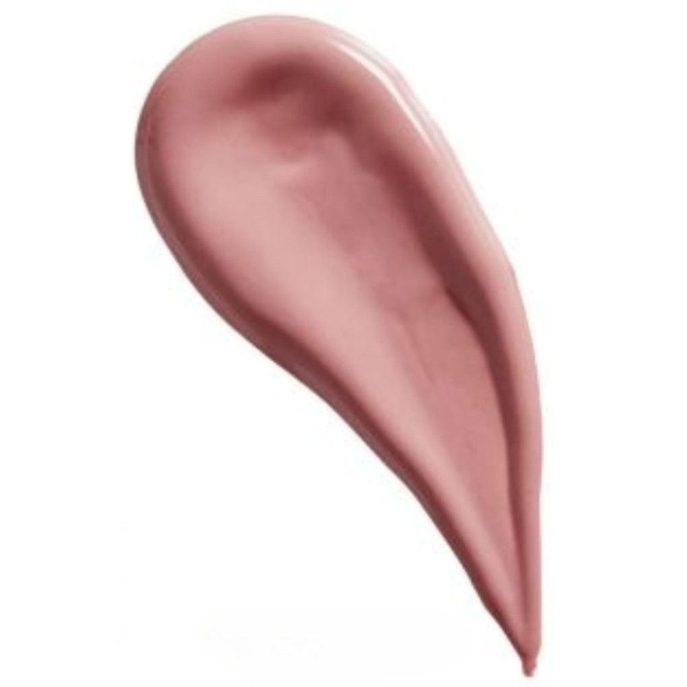 Ausgebreiteter Lippenstift-Swirl. Helle, rosafarbene Farbe. Glänzende Textur.