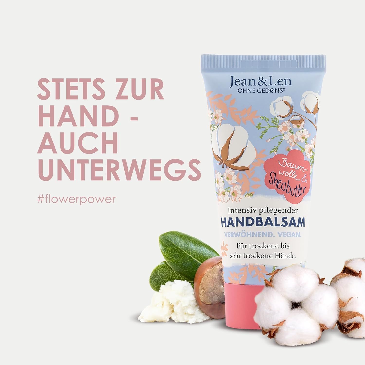 Jean & Len – Handbalsam Baumwolle & Sheabutter