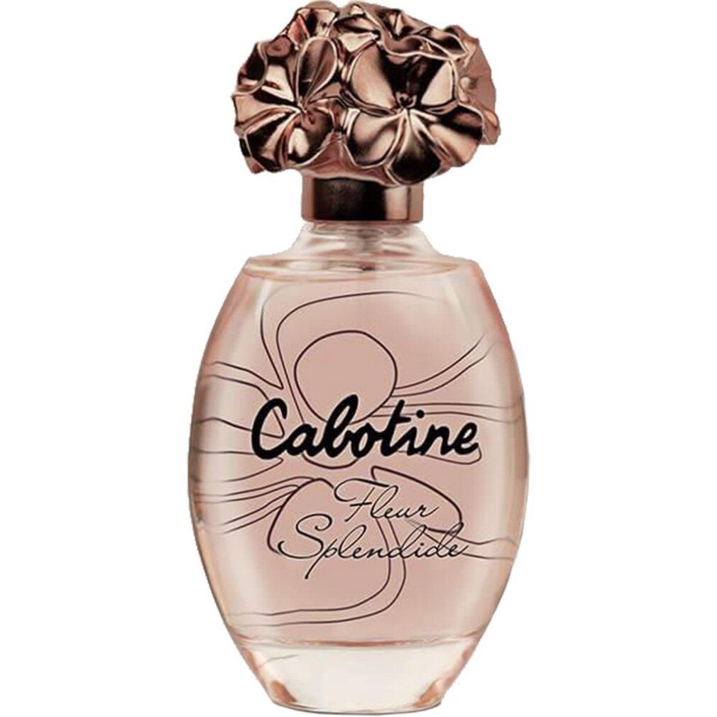 Cabotine Fleur Splendide Edt Parfümflakon mit blumiger Kappe.