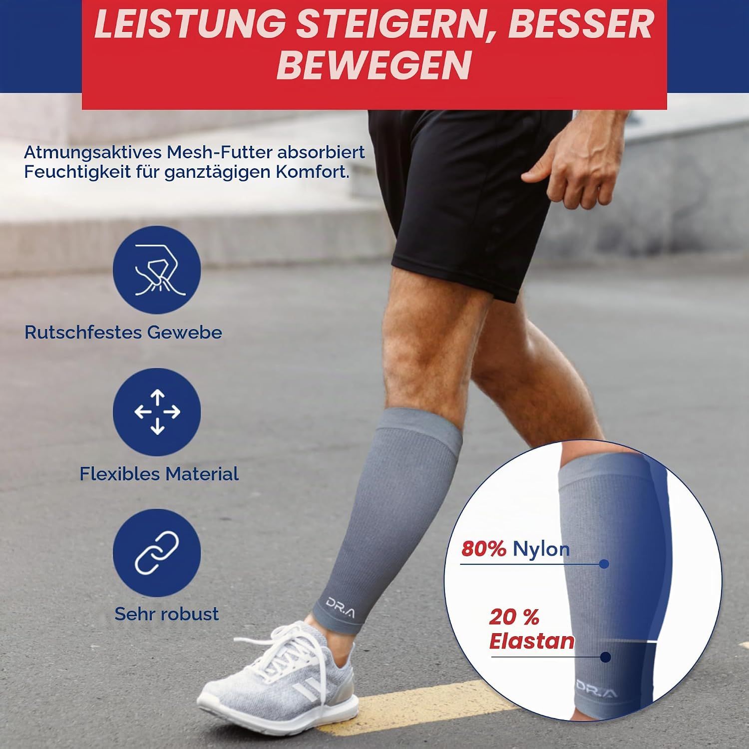 Mann und Frau tragen Kompressionshandschuhe bei täglichen Aktivitäten.