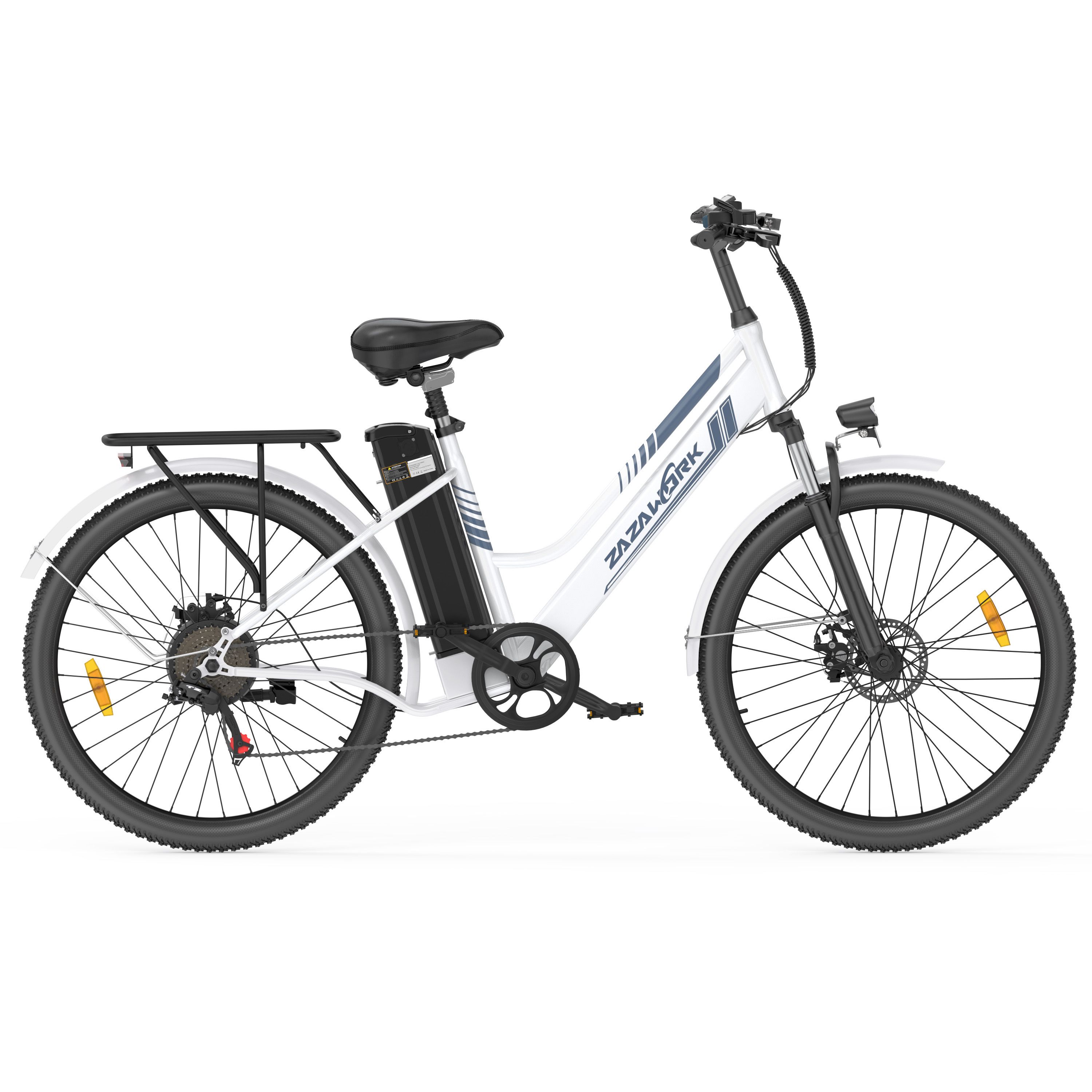 ZAZAWORK C26 Pro E-Bike für Damen mit herausnehmbarem 36V-20Ah-Akku