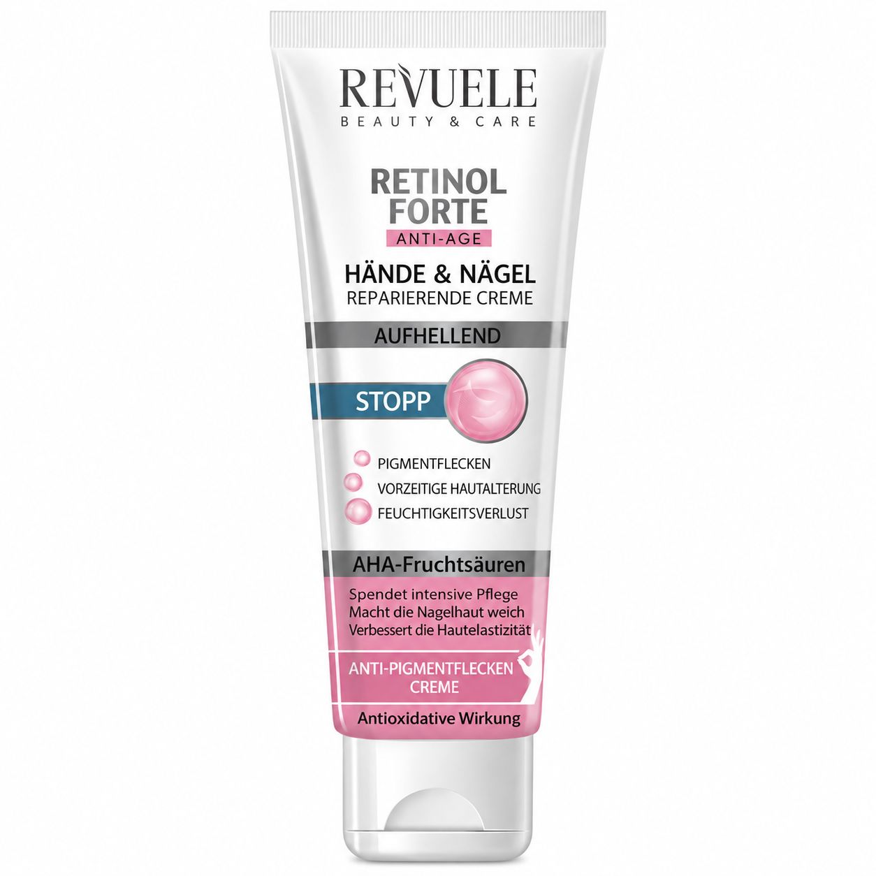Revuele Retinol Forte Anti-Age Hand- & Nagel reparierende Creme, aufhellend.