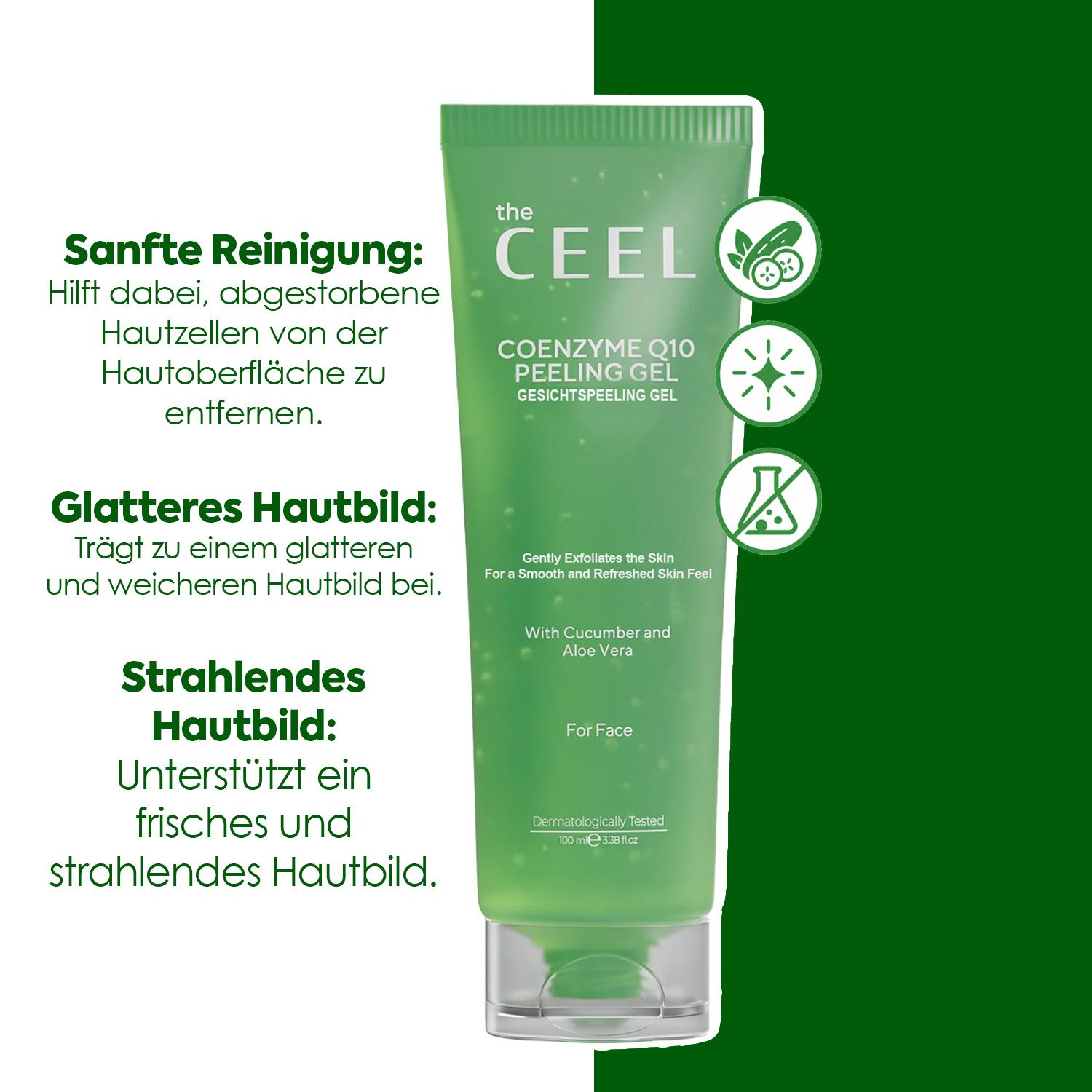THE CEEL Peeling Gel: Sanfte Reinigung, glatteres und strahlendes Hautbild.