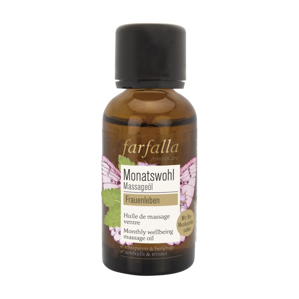 Farfalla Frauenleben Monatswohl Massageöl