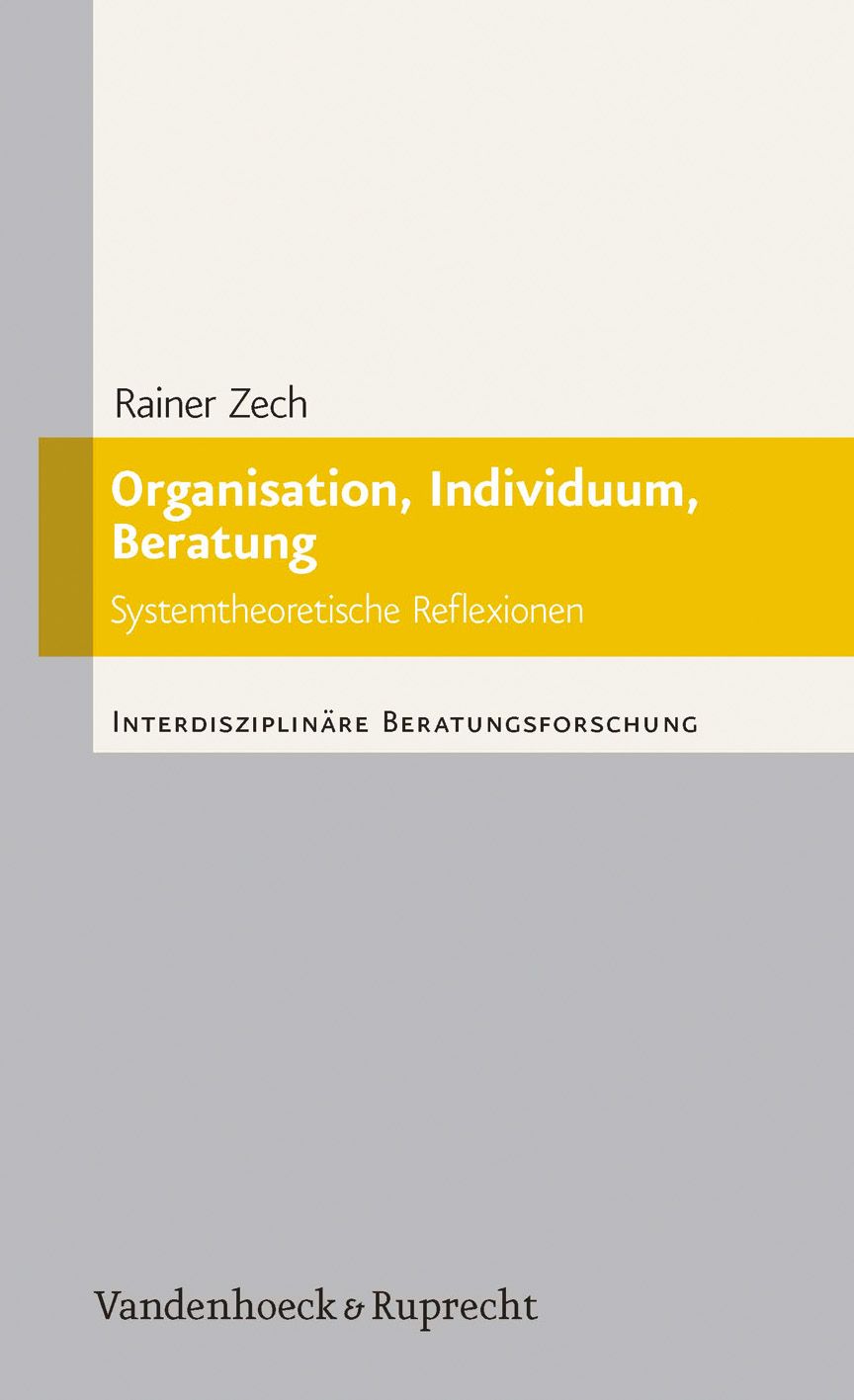 Organisation, Individuum, Beratung