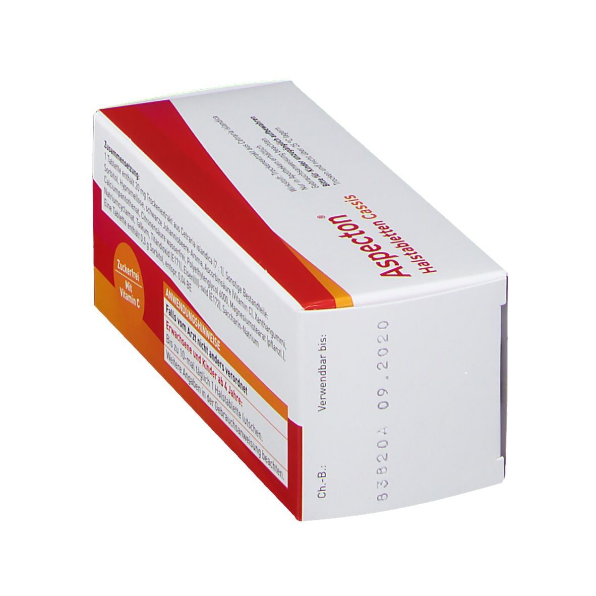 Aspecton® Halstabletten Cassis