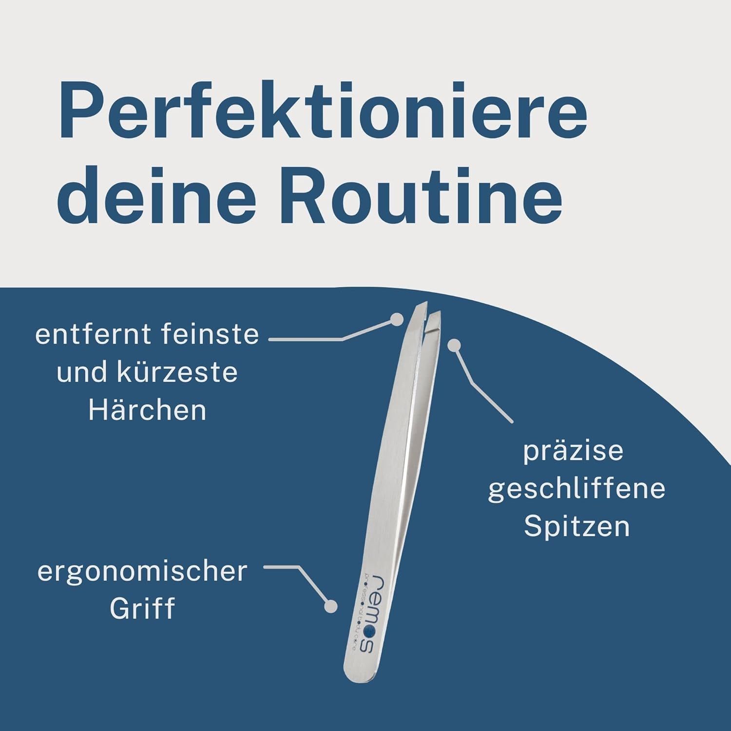 REMOS Augenbrauenpinzette schräg