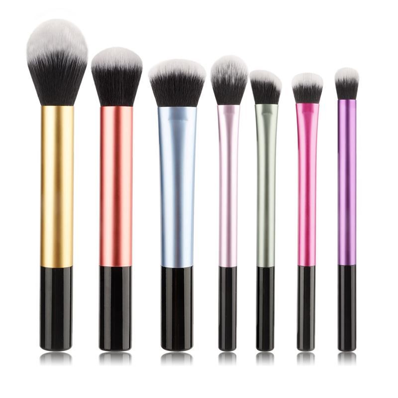 Rainbow Pastel 7-teiliges Make-up-Pinsel-Set