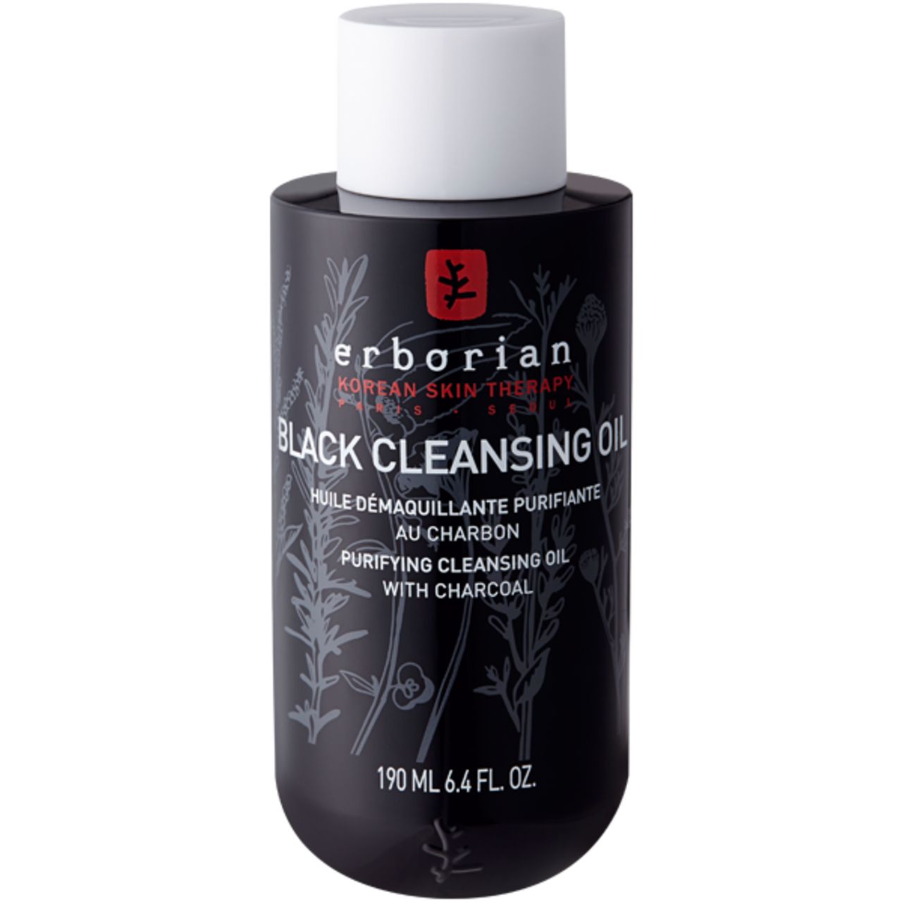 Erborian Korean Skin Therapy Paris Seoul Black Cleansing Oil