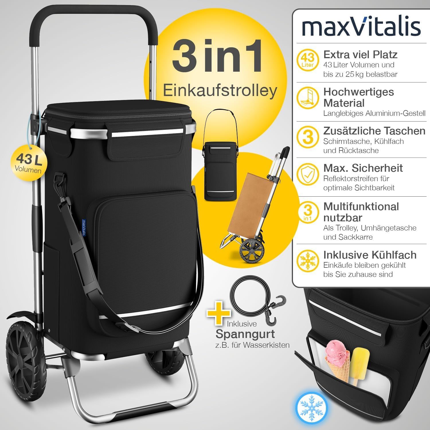 maxVitalis Einkaufstrolley