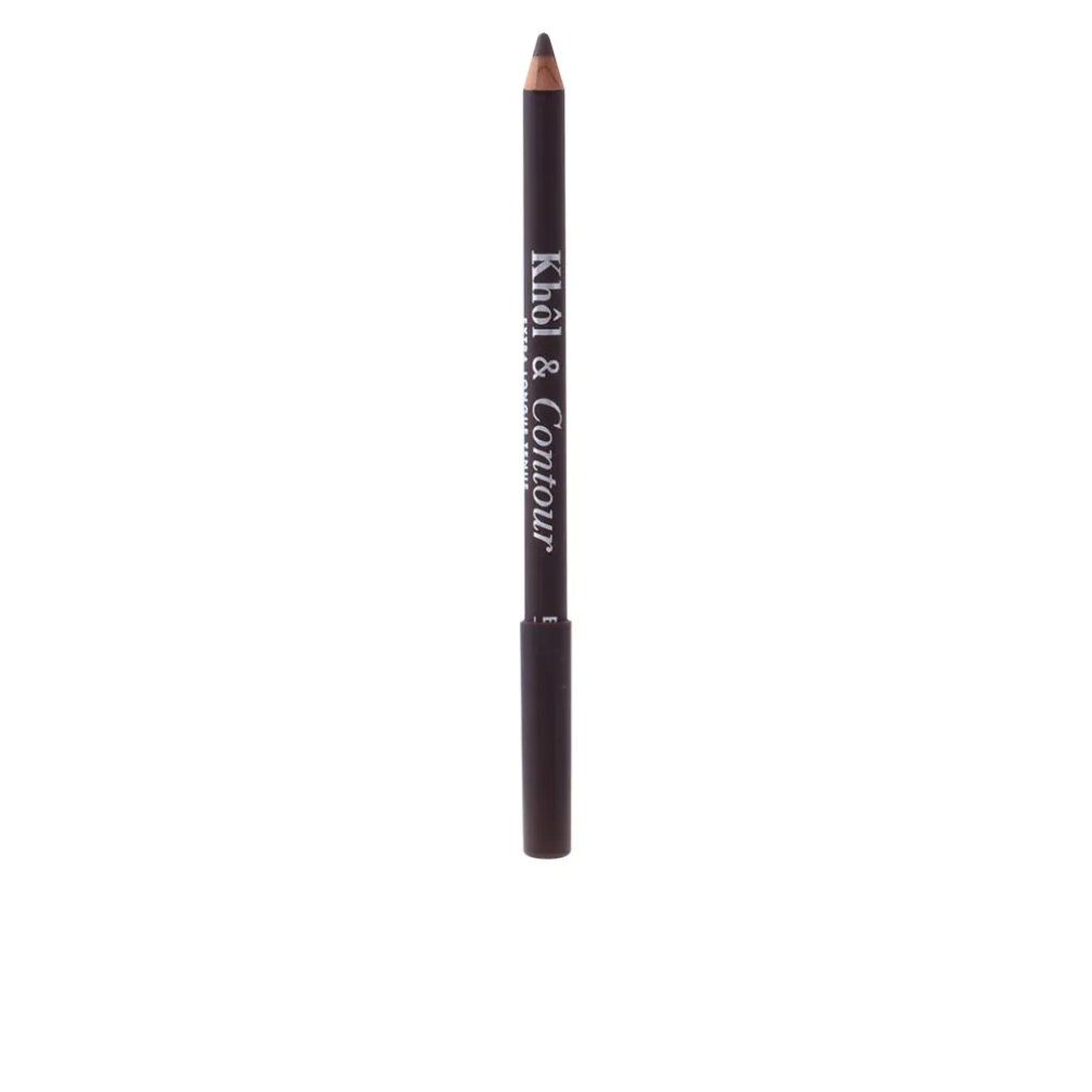 Brauner Kajalstift. Aufschrift: Khol & Contour. Spitze und unterer Teil dunkelbraun.