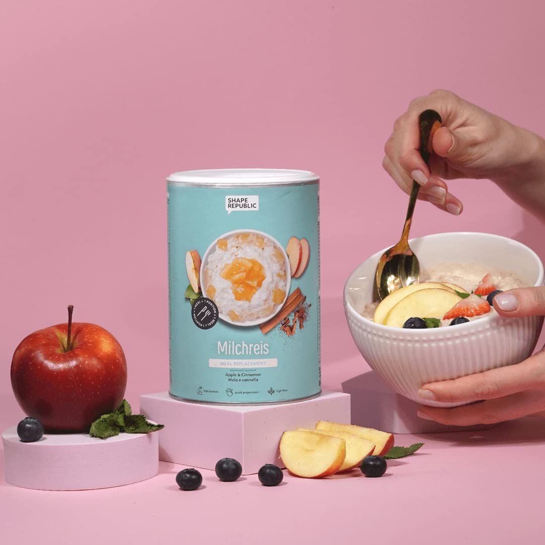 High Protein Milchreis | Apfel &amp; Zimt | Shape Republic 560 kg - shop ...