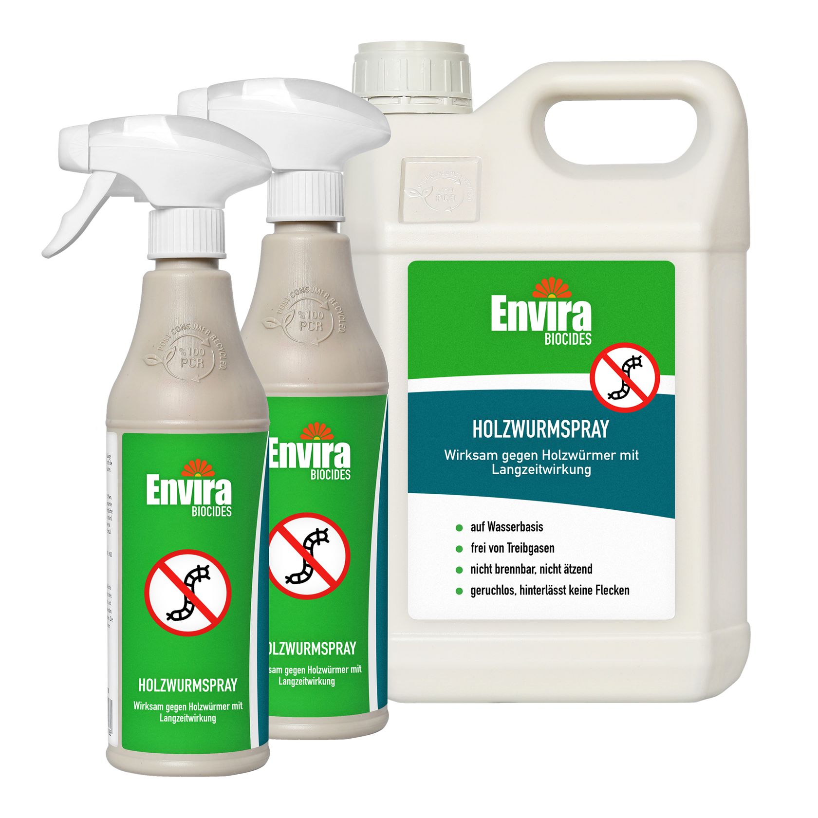 Envira Holzwurmspray im Nachfüllpack