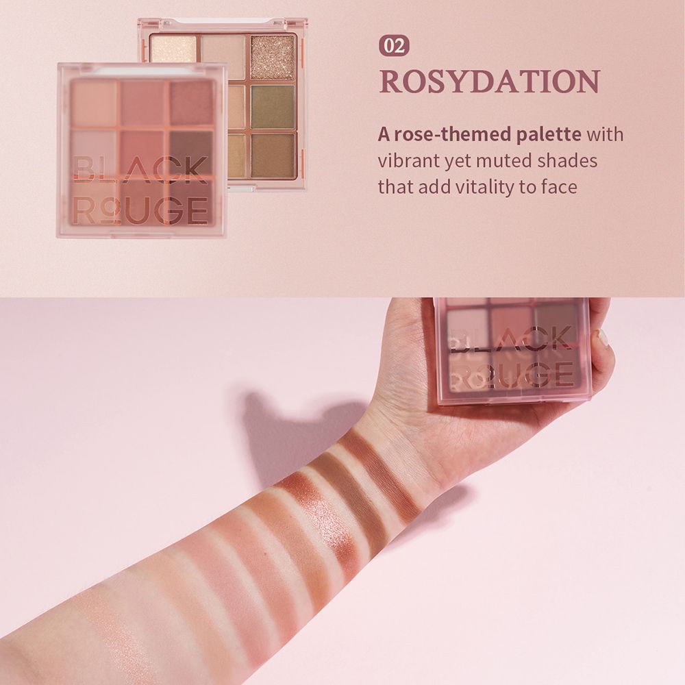 BLACK ROUGE Colordation Mood Palette Eyeshadow MP02 ROSYDATION
