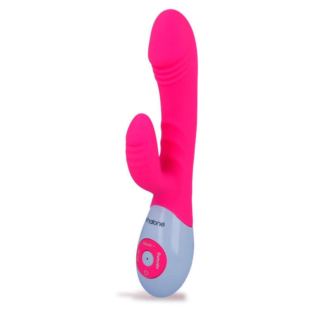 Rabbitvibrator "Dancer", 22,3 cm | 7 Vibrationsmodi, inkl. Stimmvibration | Nalone
