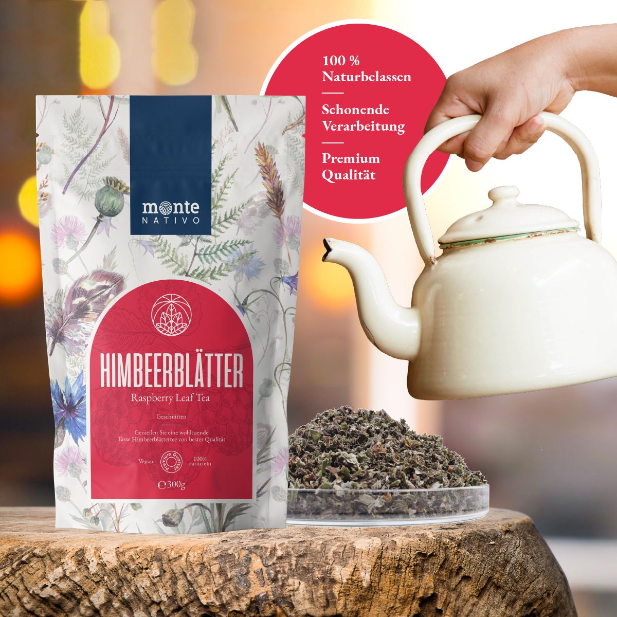 Monte Nativo Himbeerblätter Kräutertee lose