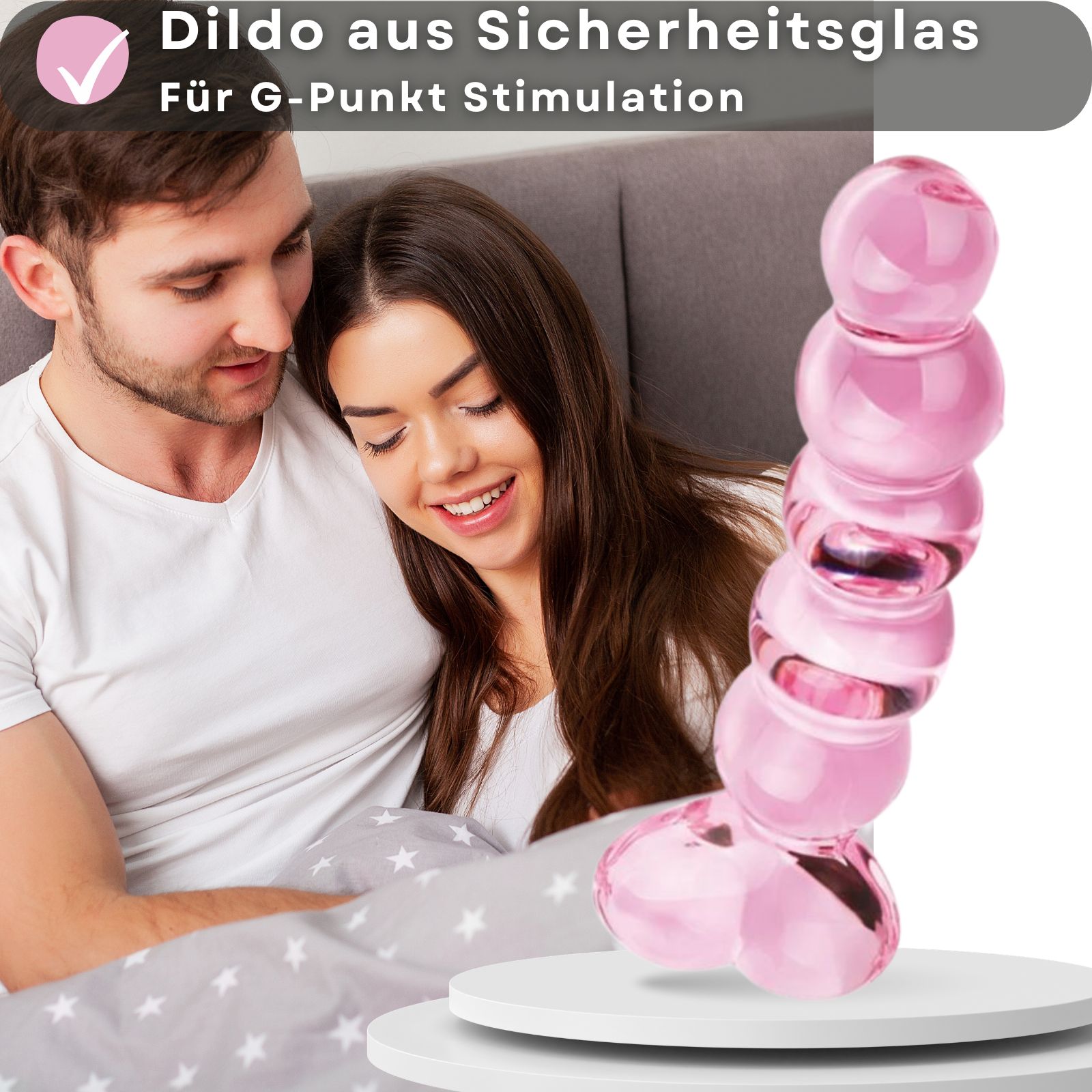 Lovelyness - Dildo aus Glas - Heart
